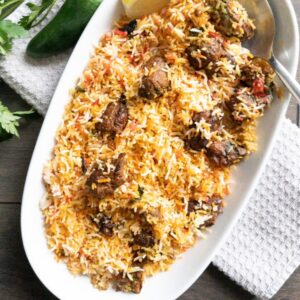Chicken Kebab Biryani